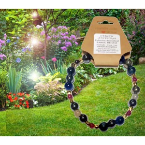 PULSEIRA ANCESTRAL - FAROL DE LUZ (C/ PEDRAS SEMI-PRECIOSAS)